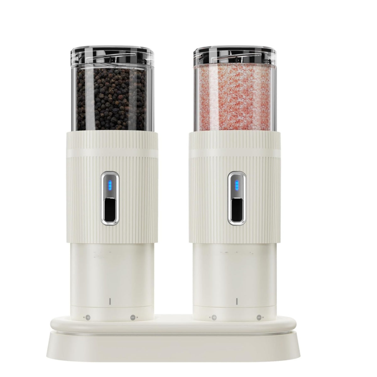 Gravity Electric Salt and Pepper Grinder Set Automatic Salt and Pepper Grinder Set, Adjustable Coarseness, Large Capacity, for Home Kitchen BBQ