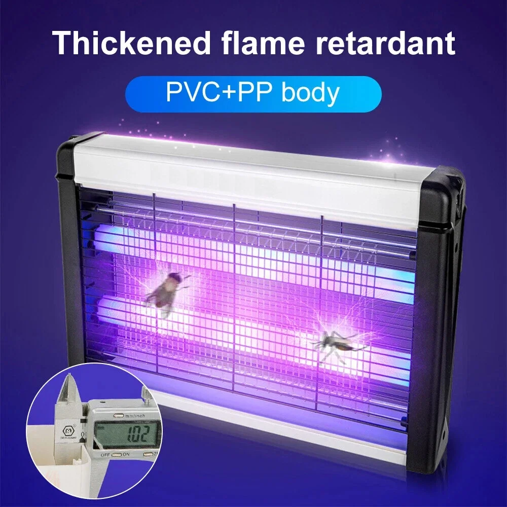Indoor Bug Zapper for Home & Kitchen - Electronic Mosquito Killer for Flies, Gnats