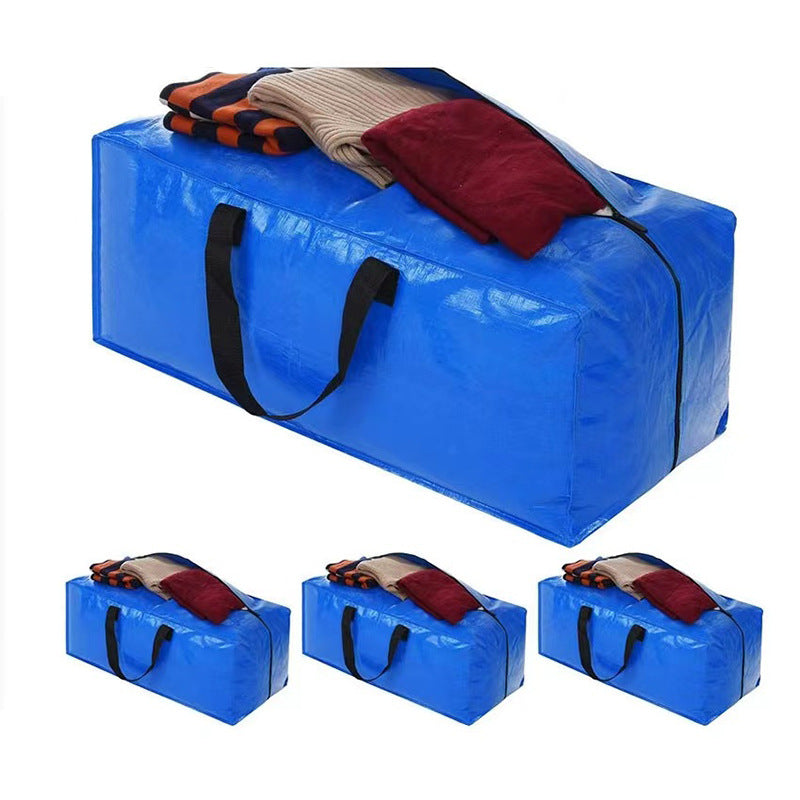Extra Large Storage Bags, Large Moving Bags Heavy Duty, Storage Totes Zippered Moving Boxes Supplies for College, Foldable Duffle Bag for Travel