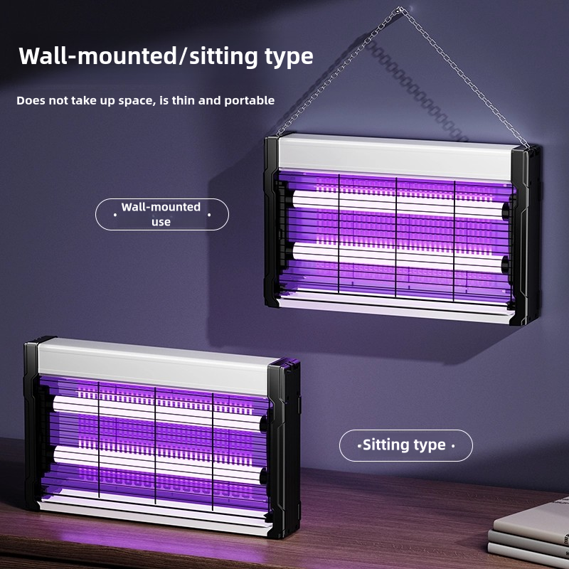 Indoor Bug Zapper for Home & Kitchen - Electronic Mosquito Killer for Flies, Gnats