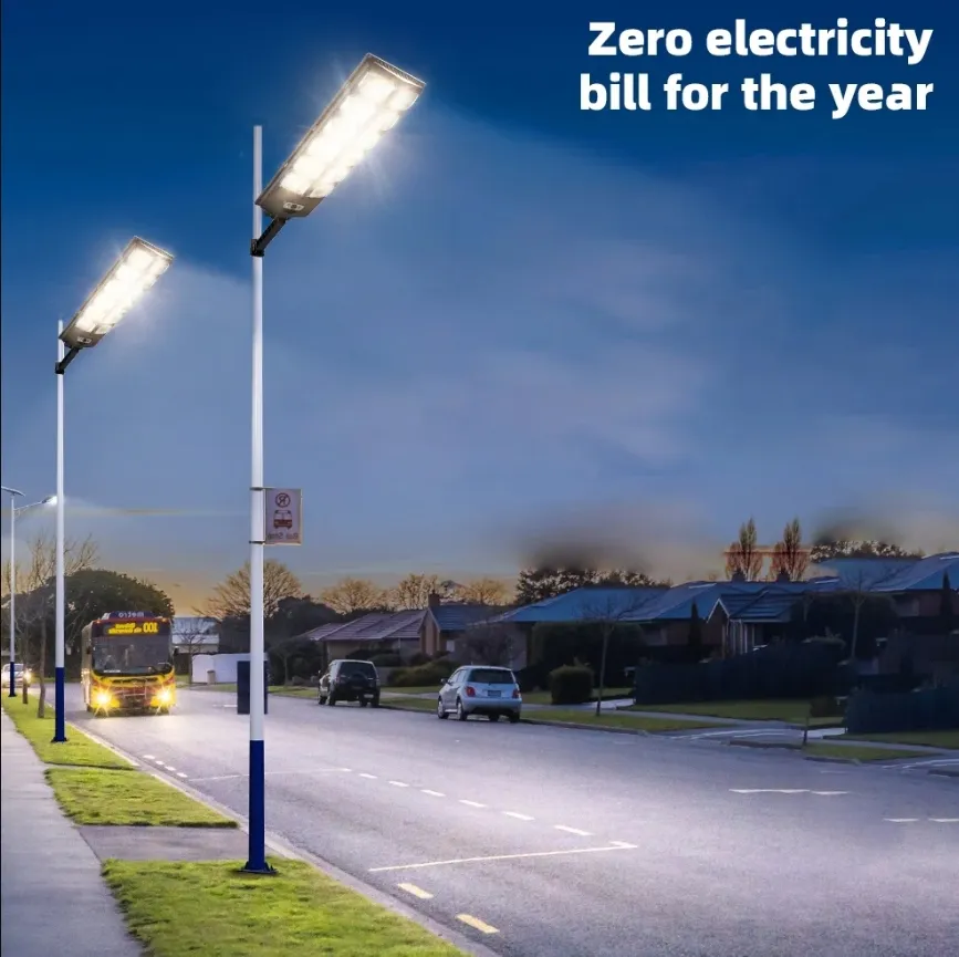 Solar Street Lights Outdoor Waterproof, Wide Angle Flood Light Motion Sensor, LED Powered Light with Dusk to Dawn for Outside
