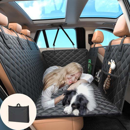 Hard Bottom Dog Back Seat Extender Pet Car Mat Cover for Dog Waterproof Back Seat Pet Cover Car Dog Hammock