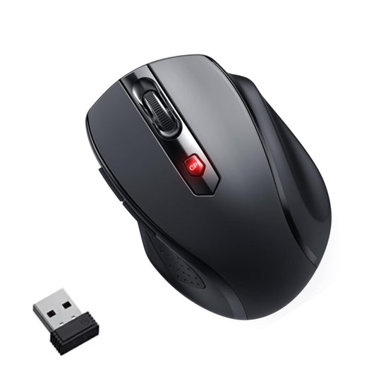 2.4G Wireless Mouse 5-Level 2400 DPI Ergonomic Office Wireless Computer Mouse for Laptop