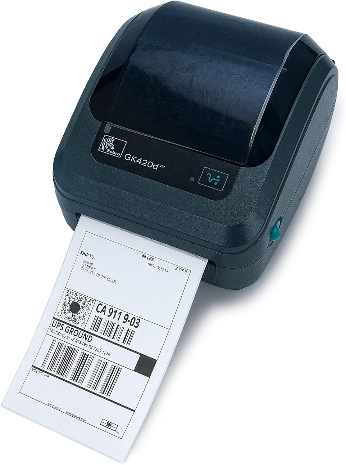 4"x6"Fanfold 4500 Thermal Adhesive Sticker Address Shipping Labels Strong Compatible  Waybill Shipping Paper