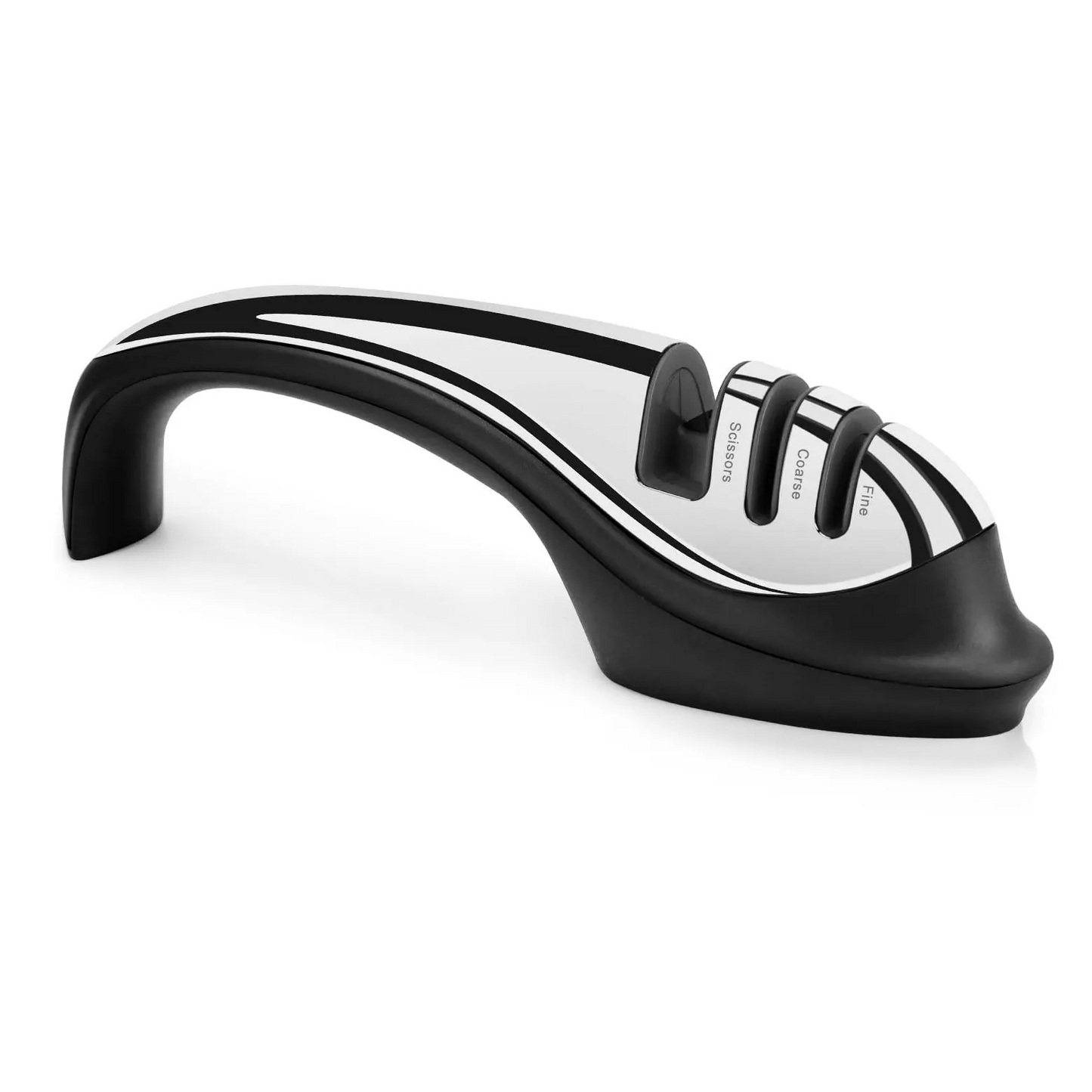 3-in-1 Kitchen Knife Accessories，3-Stage Knife Sharpener Helps Repair, Restore and Polish Blades and Cut-Resistant Glove