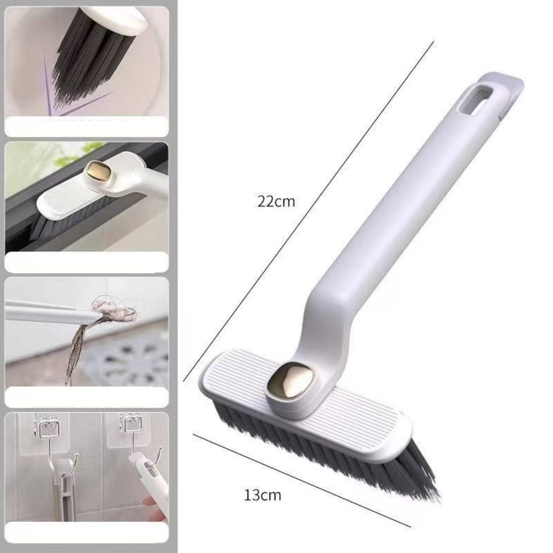 21Pcs Household Cleaning Set Small Cleaning Brush & Wire Washing Rags Hard Bristle Crevice Cleaning Brush, Long Handle Household Cleaning Tool Suitable for Cups, Bottles, Teapots, Corners