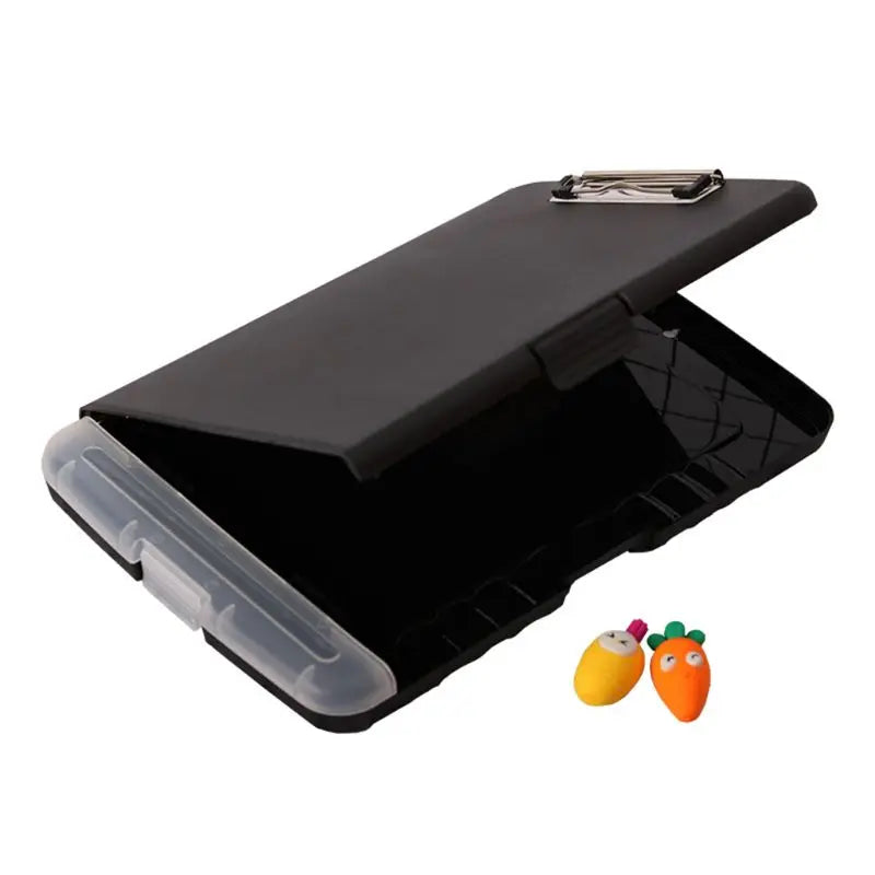 Clipboard with Storage, A4 Binder Clipboards with Pen Holder,Plastic Storage Clipboard