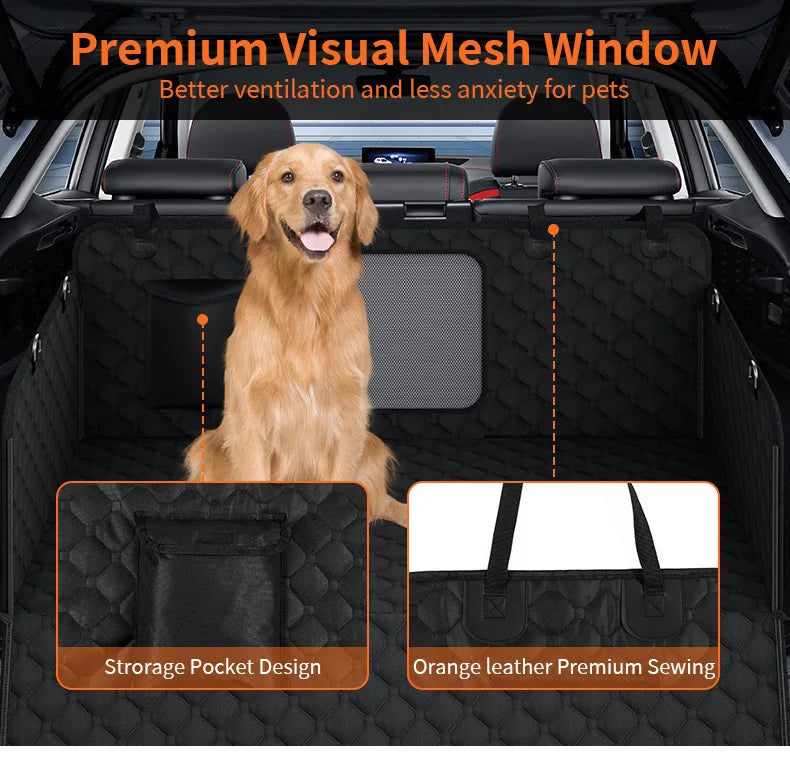 Dog Car Seat Covers Pet Rear Seat Cover Hammock Car Backseat Cover