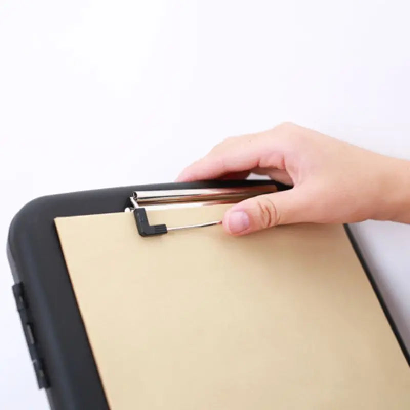 Clipboard with Storage, A4 Binder Clipboards with Pen Holder,Plastic Storage Clipboard