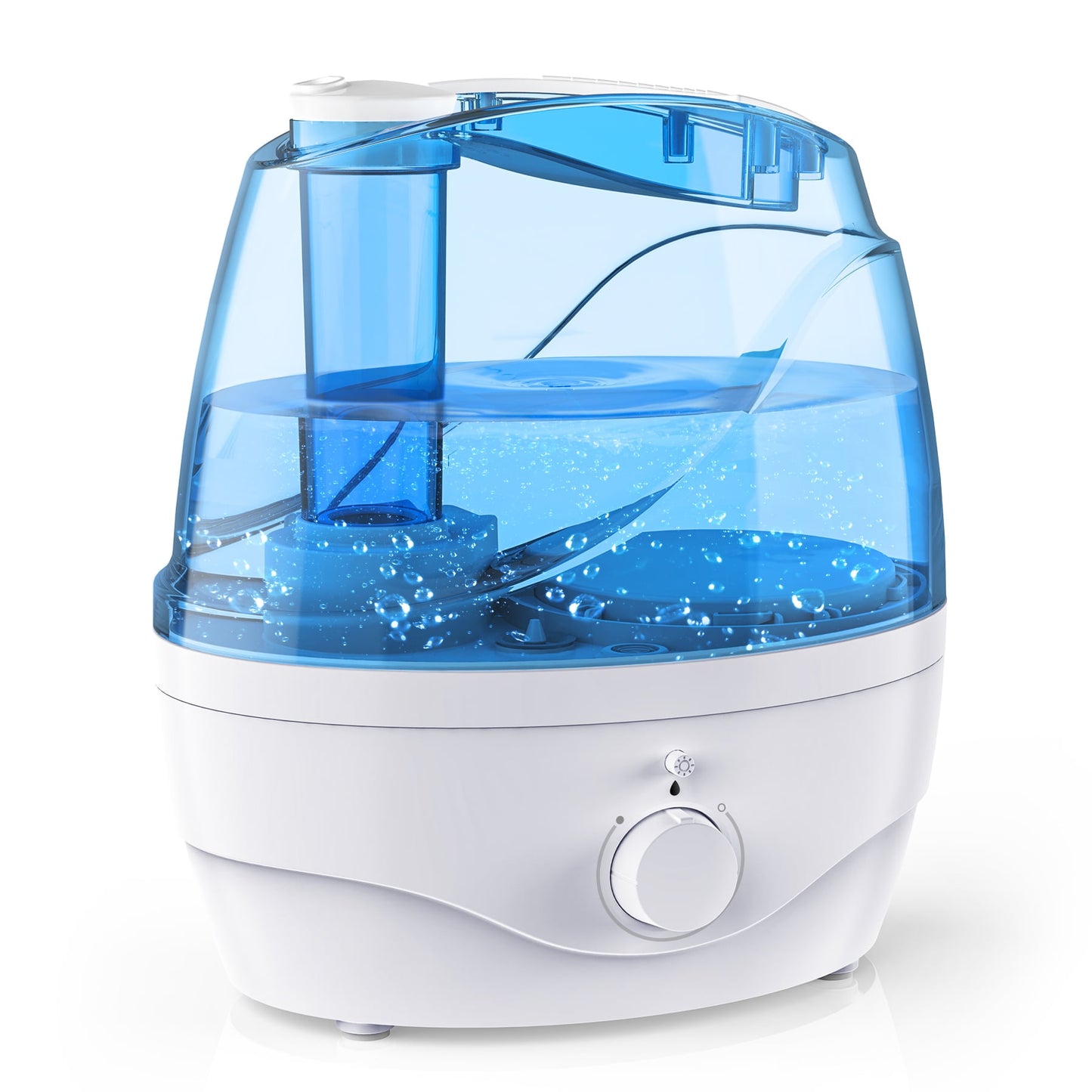 2.2L humidifier, 28dB Whisper-Quiet Cool Mist Humidifier with Auto Shut-off, Smart Sensor, up to 24 hours, Air Humidifier for bedroom Sleeping, Home Office