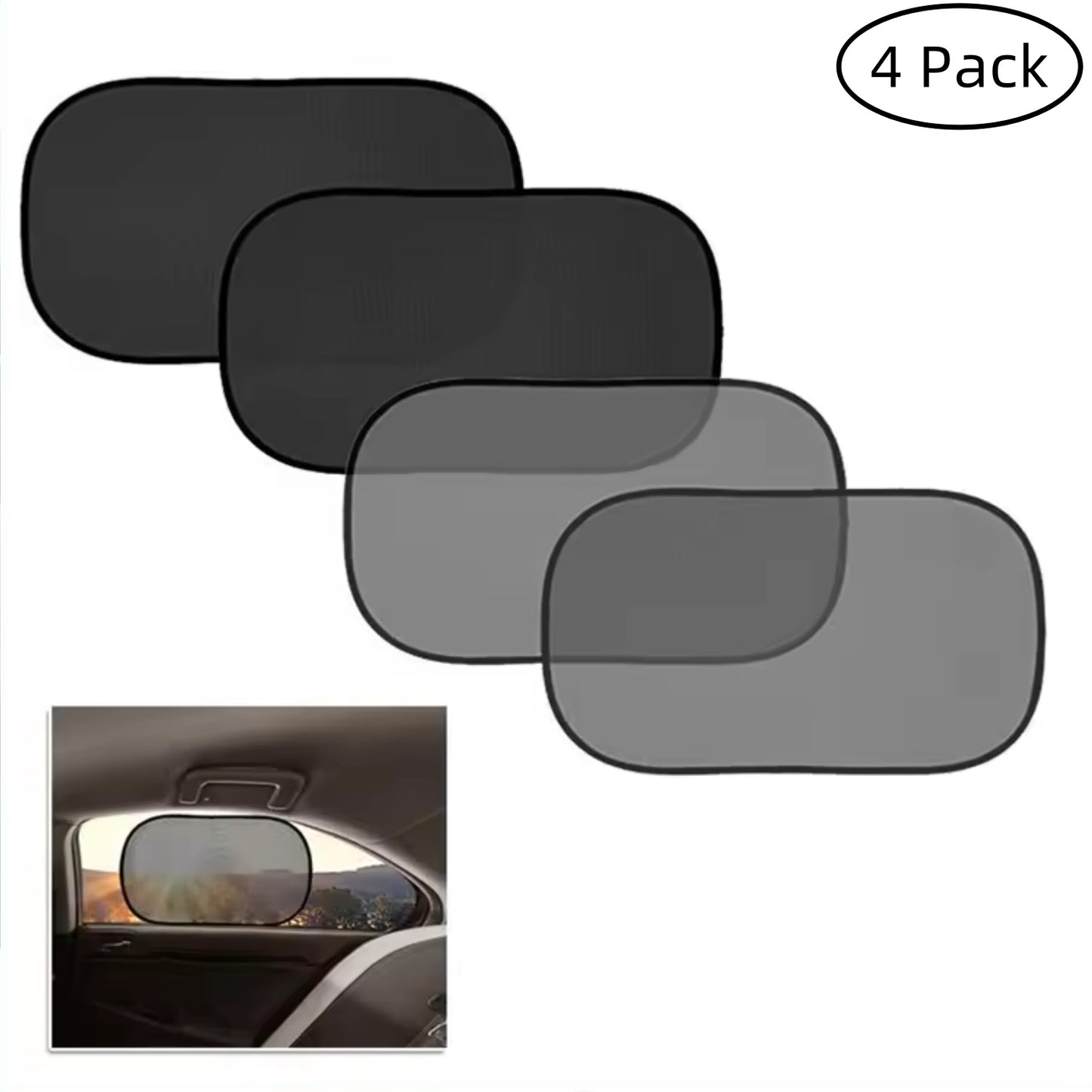 Car Window Shades Sunshade Side Windows for Kids Automotive Sun Protection from UV  Medium - 20"x12"